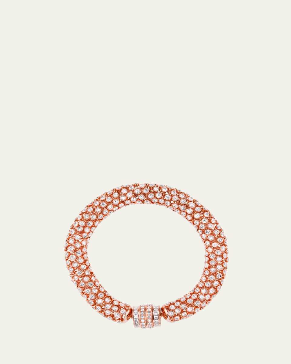 18K Rose Gold Dancing Queen Diamond Bracelet